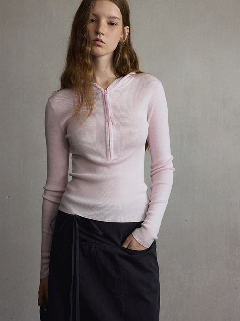 Aven Wool Hooded Top