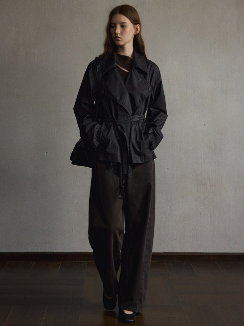 Oriel Belted Trench