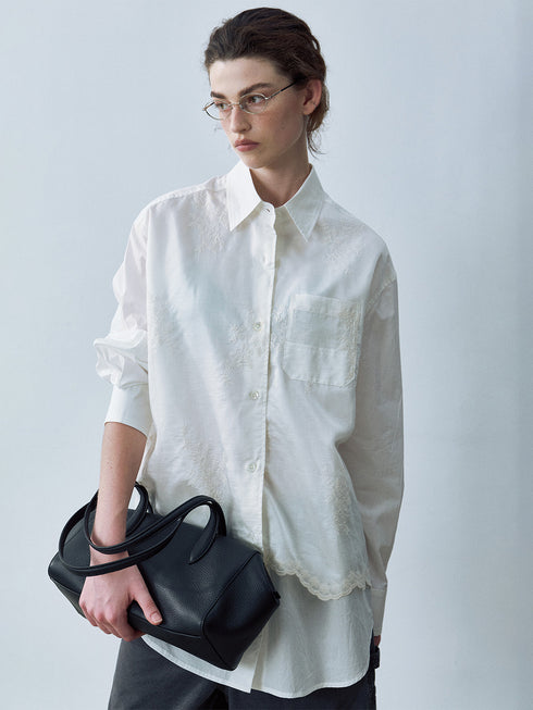 Orel Embroidered Collar Shirt