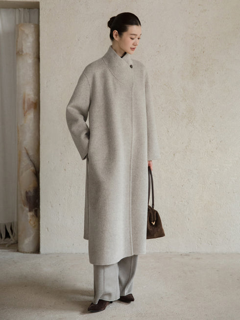 Mirelle Wool Scarf Coat