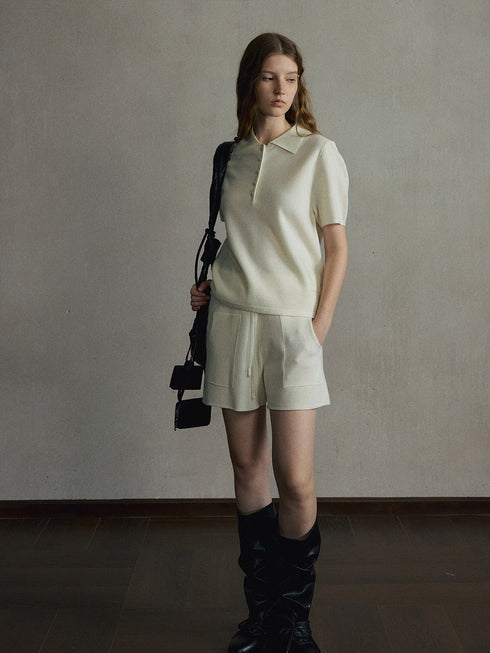 Neris Wool Polo Top