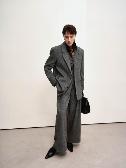 Orris Double-Breasted Wool Blazer
