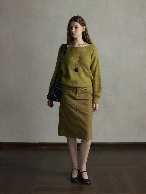 Nola Washed Utility Skirt