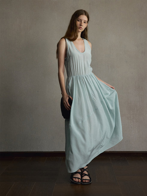 Mira Textured Midi Dress