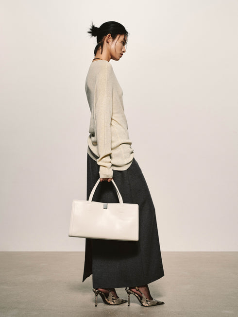 Maxi noble de mezcla de cachemira