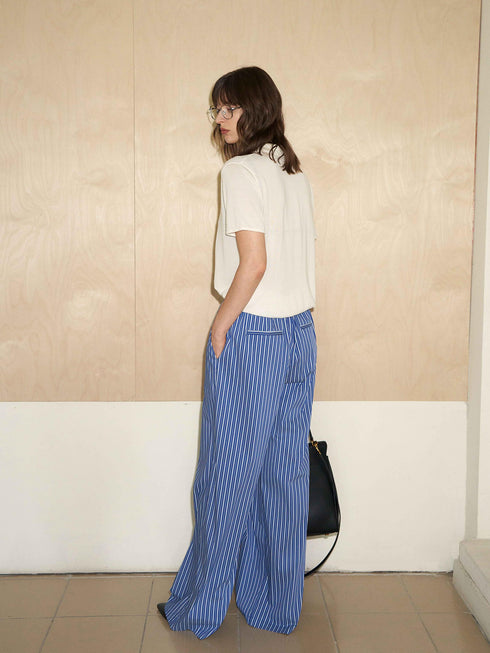 Veen Pinstripe Trousers