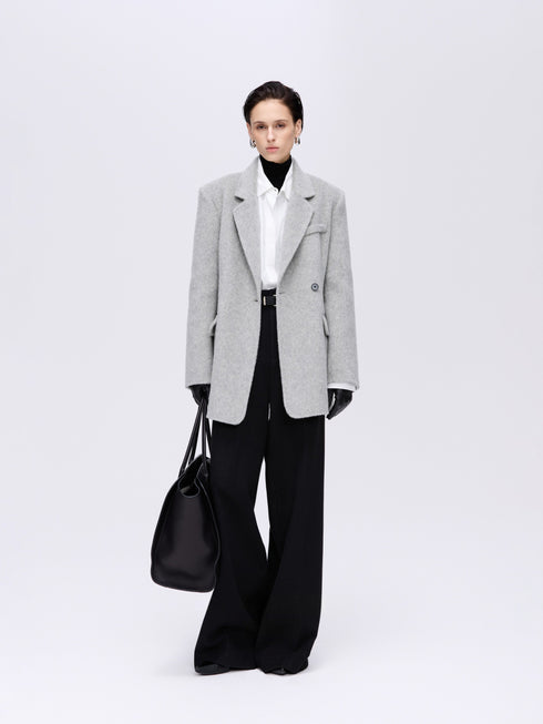 Blazer structuré en laine