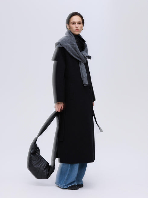 Structured Wool Camel Collar Coat