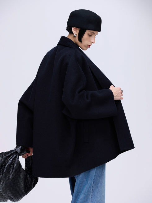 Veste en laine réversible