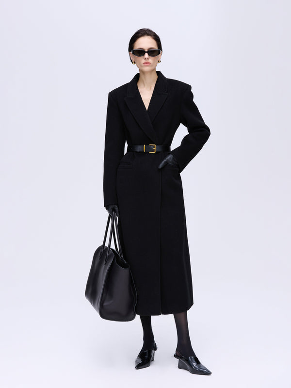 Structured Wool Alpaca Coat