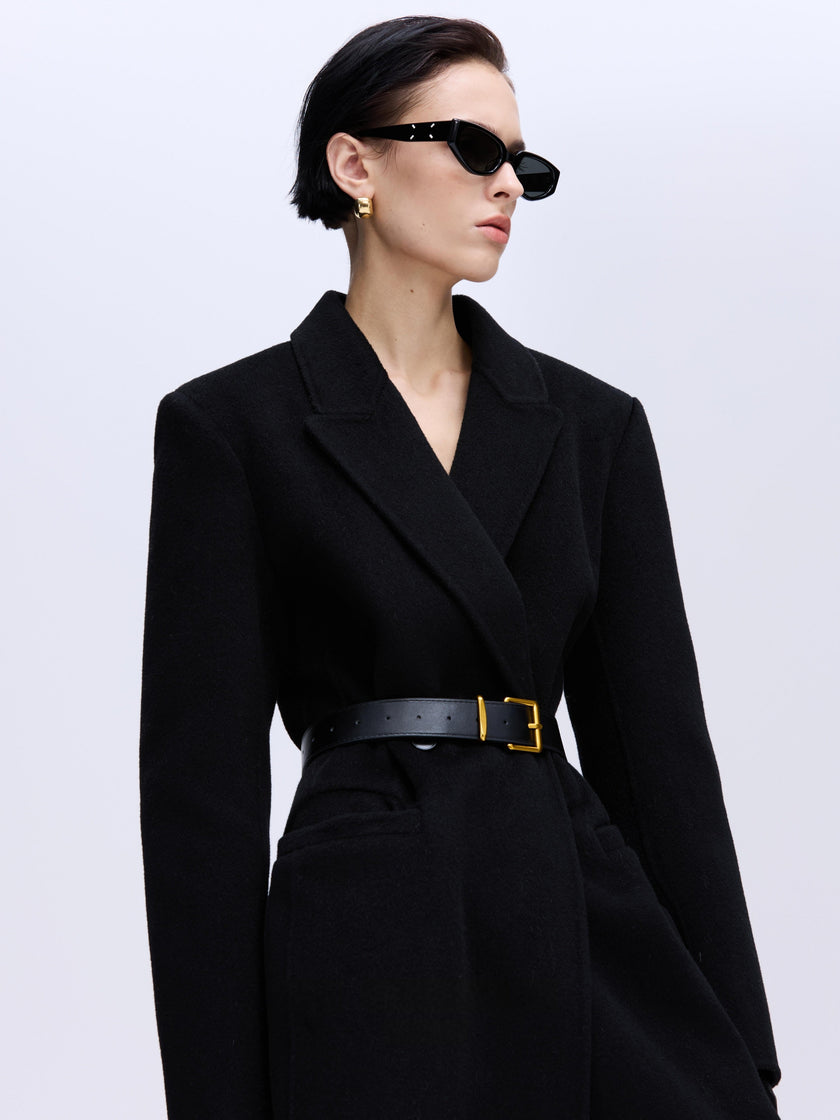 Structured Wool Alpaca Coat