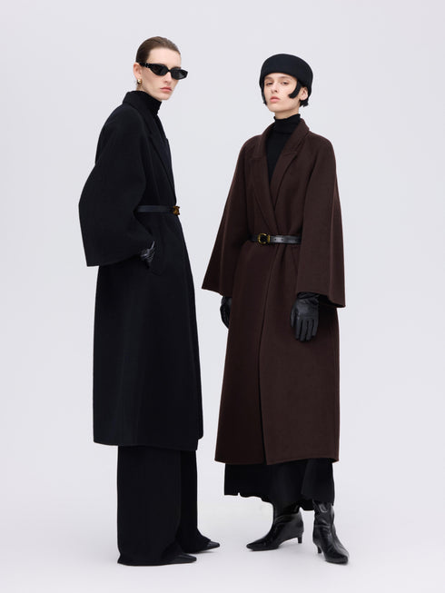 Wool Alpaca Long Coat