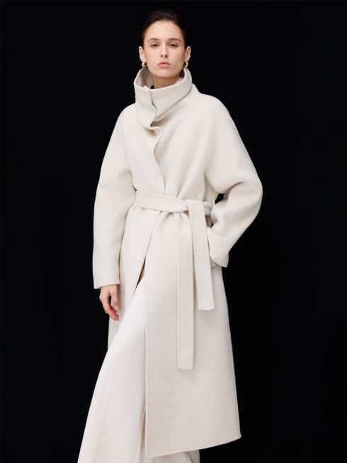 Minimal High-Neck Coat