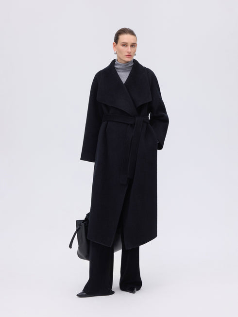 Soft-Structured Wool Coat