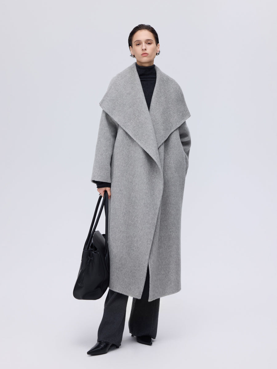 Soft-Structured Wool Coat – hemi blurr
