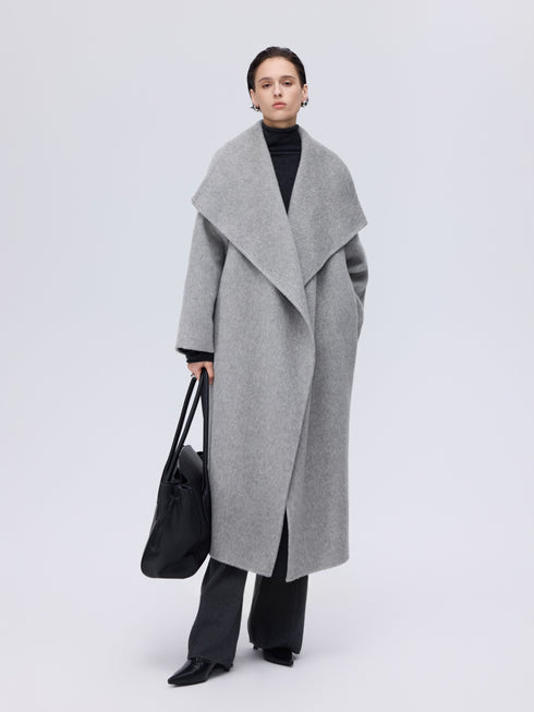 Soft-Structured Wool Coat