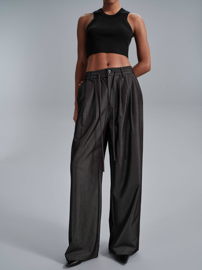 Contour Line Vest - Black