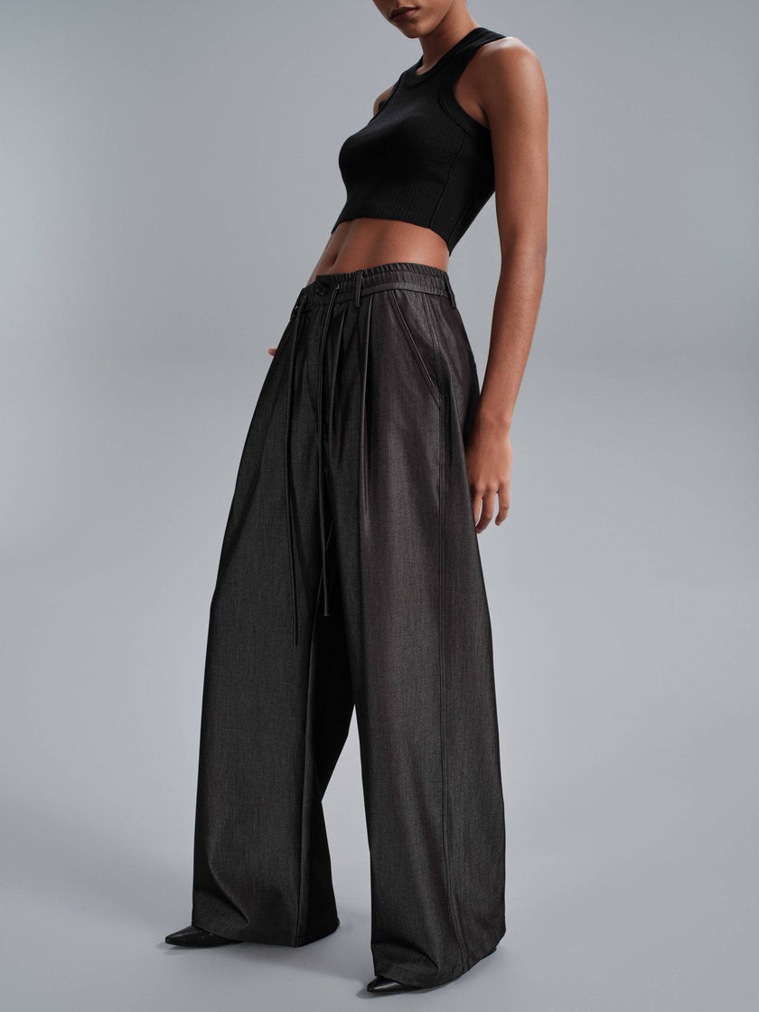 Contour Line Vest - Black