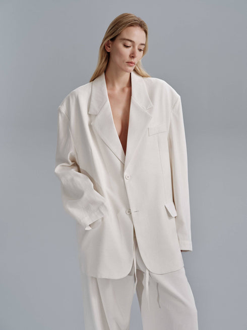 Thalia Linen Blazer