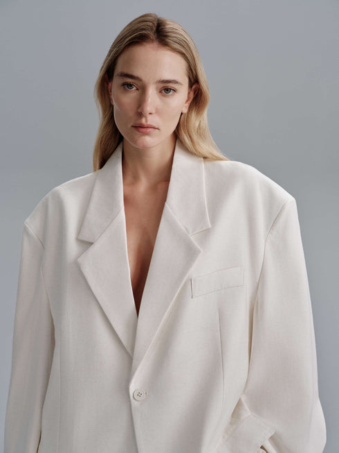 Thalia Linen Blazer