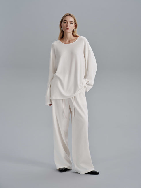 Nyssa Asymmetry Top - White