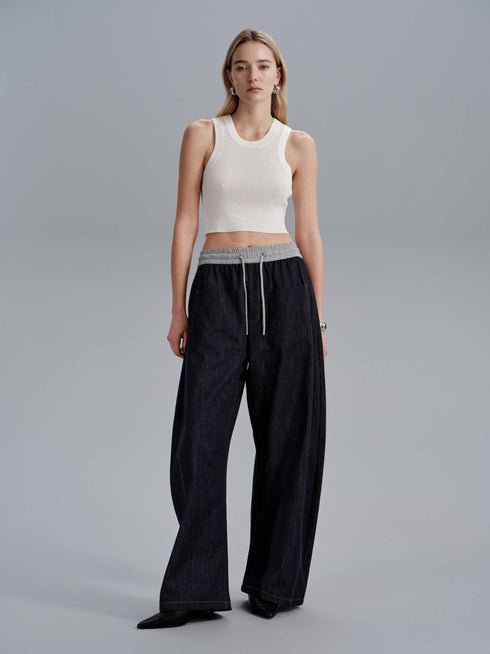 Contour Line Vest - White