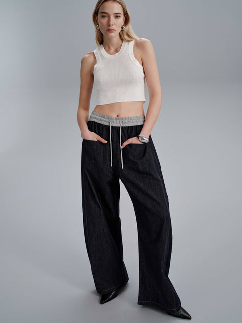 Contour Line Vest - White