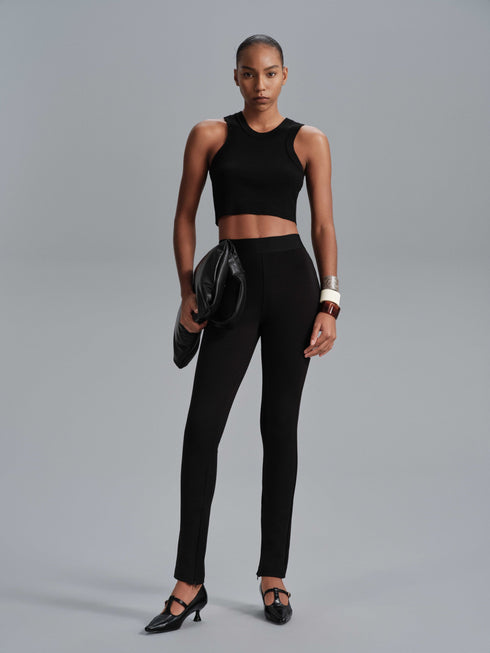 Contour Line Vest - Black