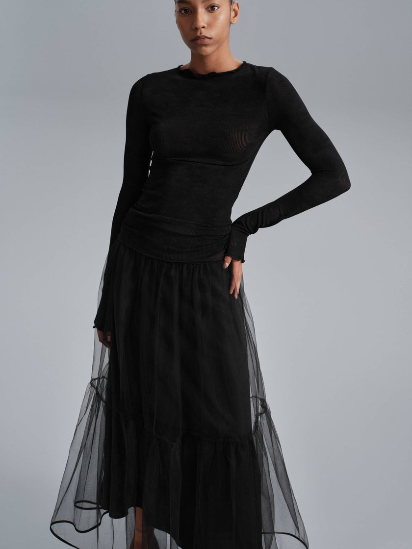 Nysa Transparente Bluse