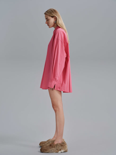 Lunne Flow Shirt - Magenta & Light blue