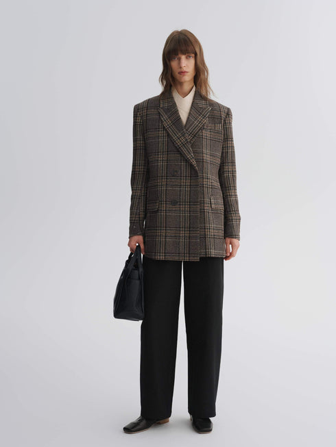 Grid Wool Edit Blazer