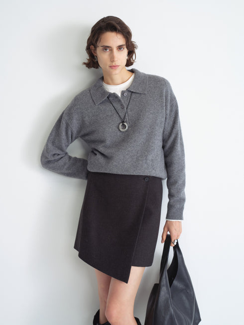 Knit Polo Sweater