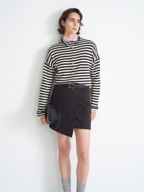 Striped Knit Cardigan