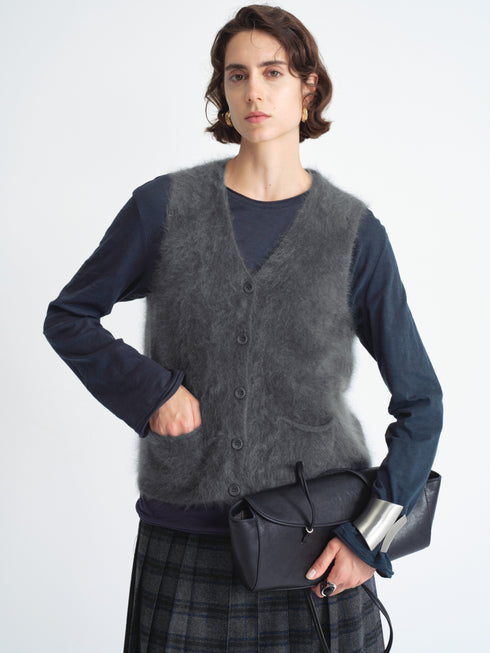 Brushed Knit Vest