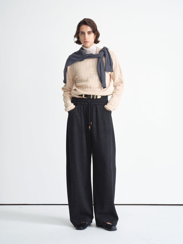 Relaxed Drawstring Trousers
