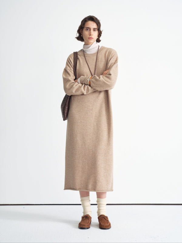 Knit Long-Sleeve Dress