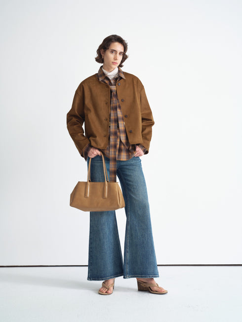 Structured Suedette Jacket