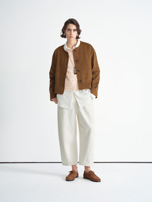 Structured Suedette Jacket