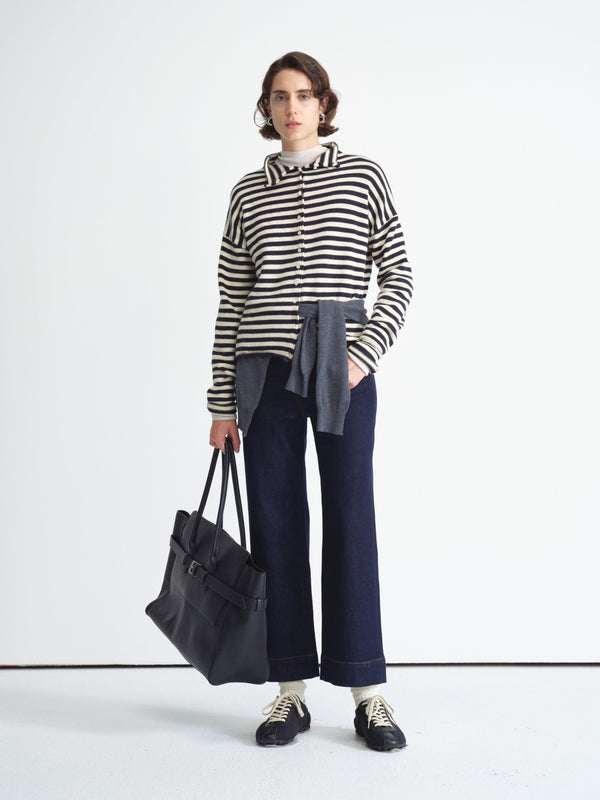 Straight Raw Denim Pants