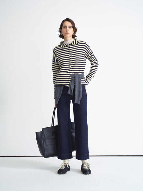 Striped Knit Cardigan