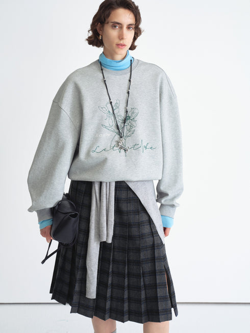 Printed Crewneck Sweatshirt