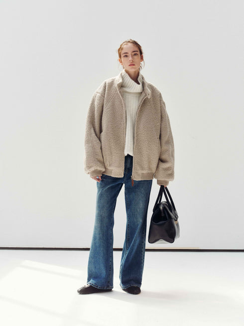 Shadow Fade Wide Jeans - Vintage Blue