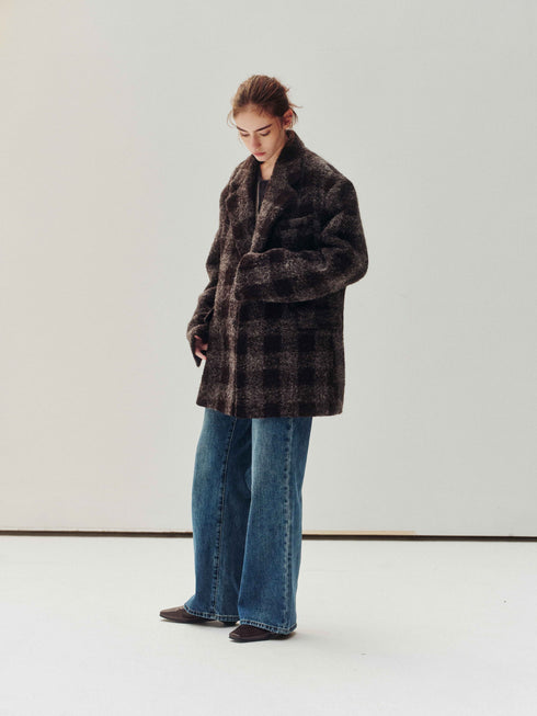 Shadow Fade Wide Jeans - Vintage Blue