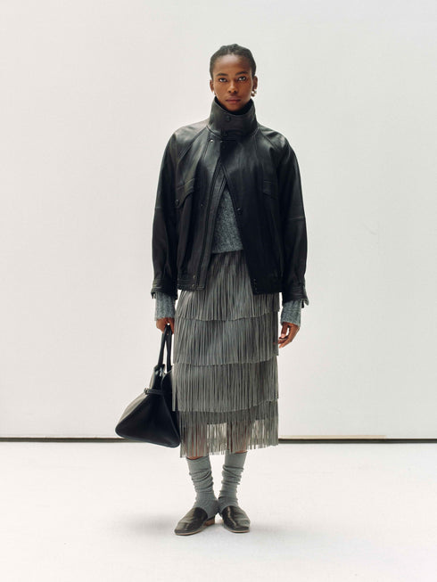 Jupe à franges en cascade