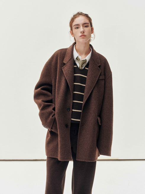 Rustikaler Wollblazer