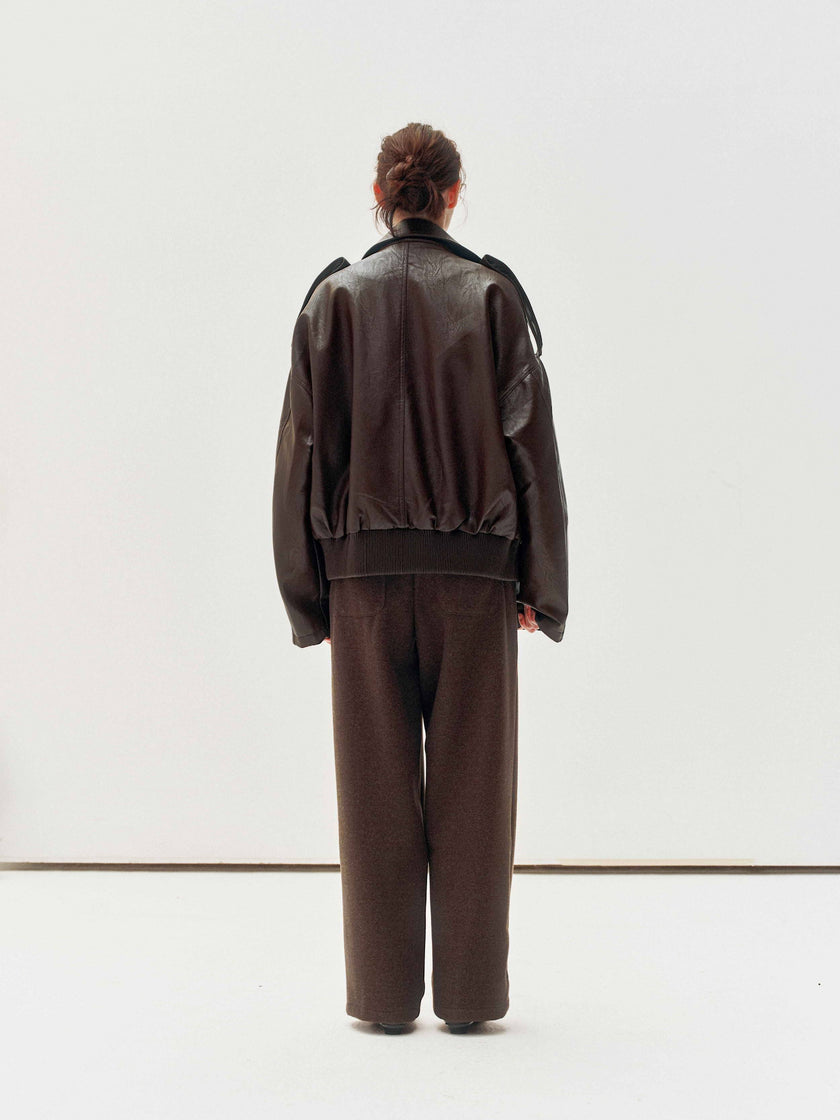 Veste double en grain