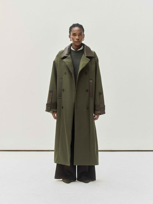 Oblique Trench Coat