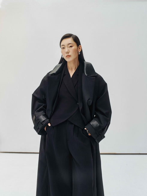 Oblique Trench Coat