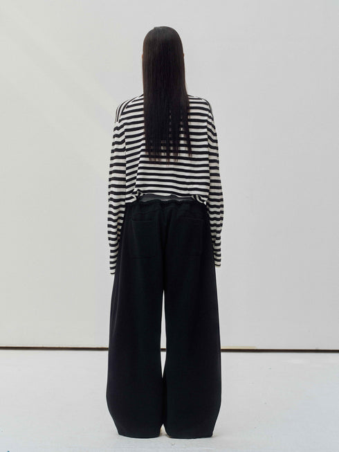 Minimaliste Rayures Manches Longues