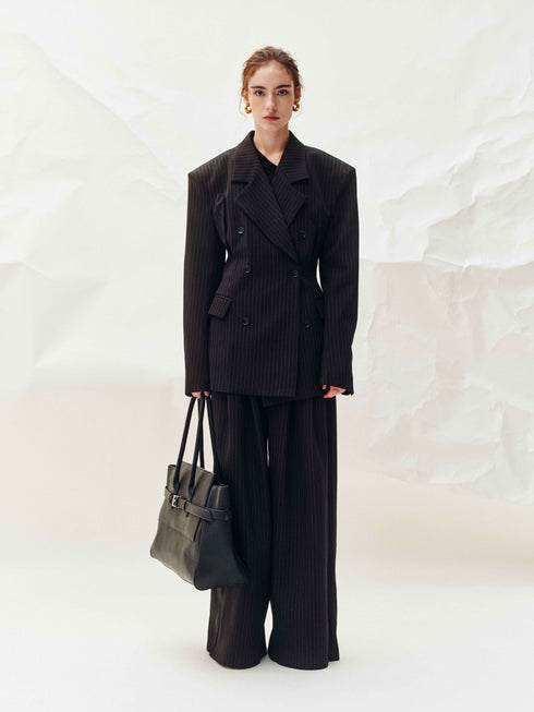 Echelon Pinstripe Blazer